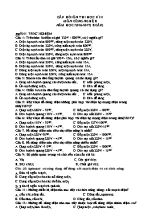 Câu hỏi ôn thi học kì II môn Công nghệ 8 năm học 2016 - 2017